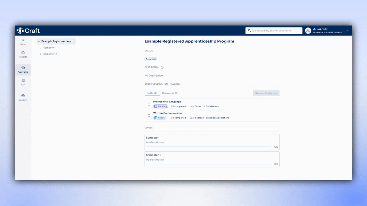 Skills Observation Tracking GIF for Userflow.gif